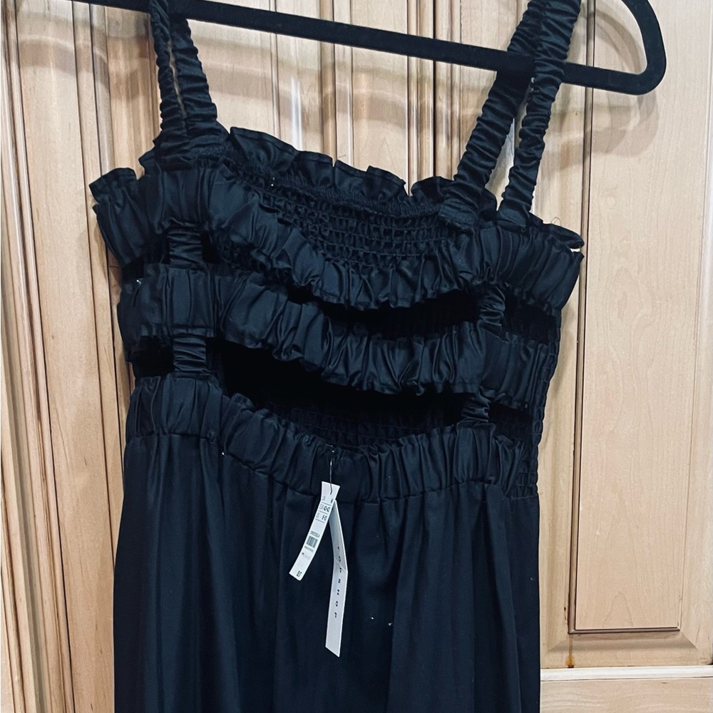 TOPSHOP BLACK-maxi dress - NWT